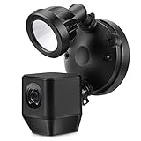 LIZVIE Floodlight Camera Motion Activated Detection HD Home Security Wireless Out Door Cam with Two-Way Audio Talk and Siren Alarm