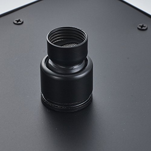 Senlesen Bathroom 10-inch Square Shower Head with LED Light Oil Rubbed Bronze