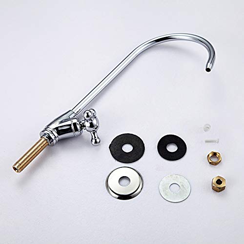 KAIYING Reverse Osmosis Faucet, RO Water Faucet Kitchen Bar Sink Drinking Water Filter Faucet Commercial Filtered Water Faucet Fits most Water Filtration System, Chrome Finish, 1/4-Inch Tube
