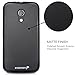 Fosmon DURA-FROST Smooth Durable & Flexible Slim Fit TPU Case Cover for Motorola Moto G (2nd Generation) 2014 (Black)