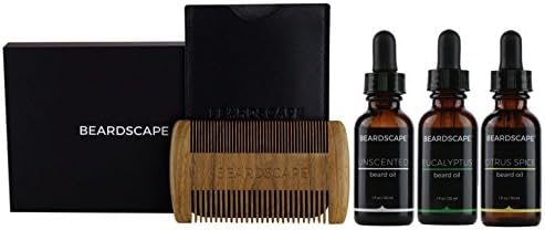 Beardscape - Triple Oil Starter Kit (Comb)