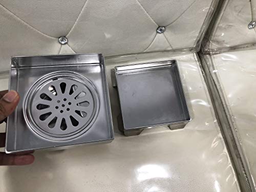 Lidco Tile Marble Stone Insert Floor Drain In Marine Grade