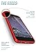 Smartish iPhone 6 Plus/6s Plus Wallet Case - Wallet Slayer Vol. 2 [Slim Protective Kickstand] Credit Card Holder for Apple iPhone 6s Plus/6 Plus (Silk) - Red Rouge