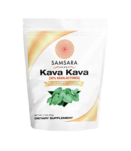 Samsara Herbs Kava Kava Extract Powder - 30% Kavalactones Extract (2oz / 57g) - Kava Root Extract