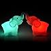 Dirance Elephant Shape 7 Color Changing LED Night Light Desk Lamp Wedding Party Bedroom Home Decor Gift for Girls