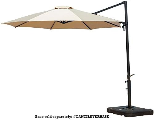 Hanover Outdoor Furniture Cantilever Umbrella, Tan