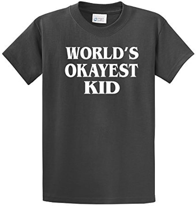 World's Okayest Kid T Shirt Funny Adult Tee Shirt military - Bild 10 von 18