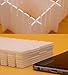 ESTAY DIY Plastic Drawer Dividers 8 Pcs Dresser Kitchen Office Drawer Organizer Accessories Underwear Tools Utensil Plastic Storage (White)
