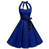 ANJUNIE Women Retro Maxi Dress Sxey Pliad Printing