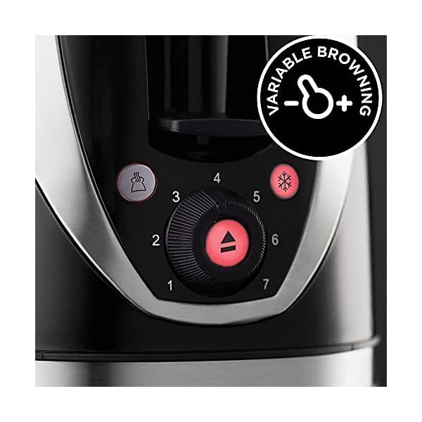 Russell Hobbs 21410 Mode 2-Slice Toaster, Plastic, Black