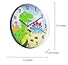 Wildkin Kids Wall Clock for Boys and Girls, Features Silent Quartz Movement, Glass and Durable Plastic Cover, Battery Not Included, Measures 12 x 1.63 x 12 Inches, BPA-free, Olive Kids (Dinosaur Land)