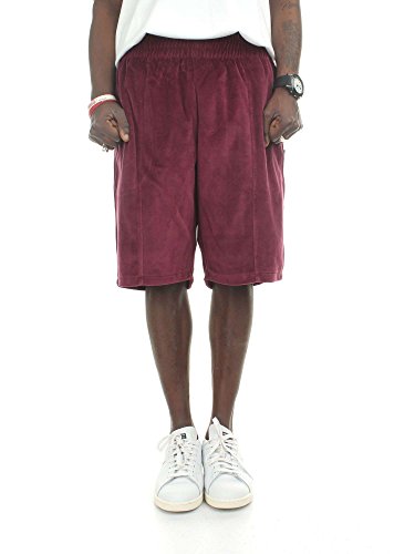 stussy velour shorts