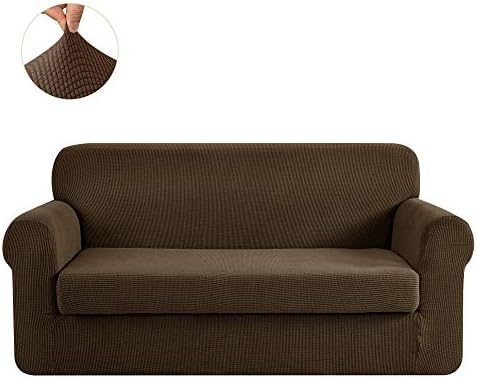 Amazon Com Chun Yi Stretch Sofa Slipcover 2 Piece Couch Cover