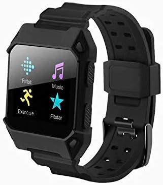 Houystory Fitbit Ionic Straps Soft Silicone Adjustable Replacement Sport Band Strap For Fitbit Ionic Smart Fitness Watch 6.7"-8.1