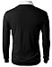 H2H Mens Casual Solid Color Button Dwon V Neck Knit Cardigan Sweater Black US S/Asia M (CMOCAL012)