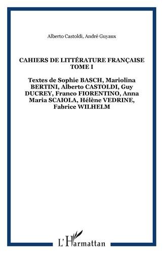 Cahiers de littérature française