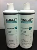 Bosley Bos Defense Shampoo & Conditioner liter set for Normal to Fine/ Non Color Treated Hair