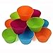 Webake Jumbo Silicone Muffin Cups, 3.5 Inch Jumbo Silicone Baking Cups Reusable Cupcake Liners Nonstick Large Cake Cups Set Stand Alone Cupcake Holder, 12 Pack Auto Cup Holder Liner