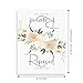 Bliss Collections Reserved Signs, Pack of 10 Blush Floral Table Cards for Weddings, Receptions, Parties, Events, Celebrations, 4x6 Card Matches Any Centerpiece, Theme, Decorations, Made in The USA
