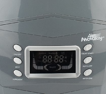 Air Innovations Clean Mist Smart Ultrasonic Humidifier 80 Hour Run Time Model MH-512 Platinum