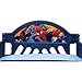 Marvel Delta Children Spider-Man Nylon Plastic and Metal Toddler Standard Bed Attached Guardrails Sturdy Steel Frame Perfect for Bedroom or Nursery - Red
