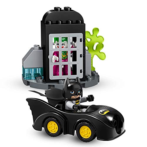 LEGO 10919 DUPLO Super Heroes DC Bathöhle mit Batmobil, Batman, Robin, Joker und Auto, Baby Spielzeug ab 2 Jahre… – Bild 4