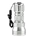 Neiko 40290 Super-Bright 21-LED Aluminum Flashlight, Gunmetal Silver