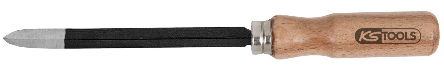 KS Tools 150.3244 Triangular Solid Scraper, 240mm