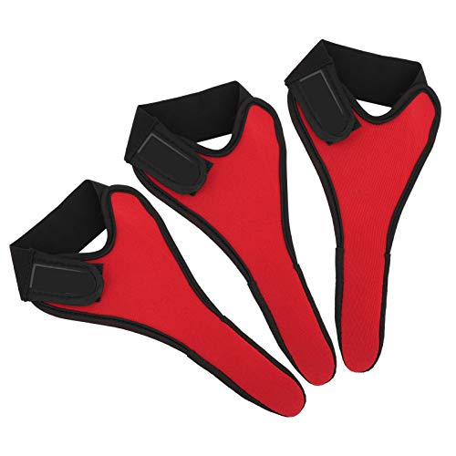 3Pcs/Set Fishing Single Finger Protector Rutschfester Angelhandschuh Unisex Verstellbarer elastischer Angelhandschuh