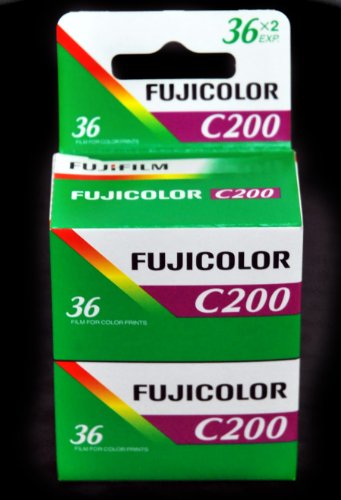 Fuji Lot de 2 rouleaux de pellicule photo 200/36 Pellicule - rouleau - photographie.