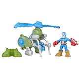 Playskool Heroes Super Hero Adventures Jungle Copter Captain America