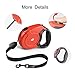 PETIG Retractable Dog Leash, Pet Walking Leash Retractable 26 ft for Small Medium Large Dogs Up to 88lbs, Tangle Free with One Button Break & Lock, Best for Dog Walking Running & Training (Red)