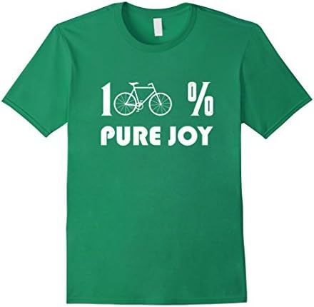 Mens Vintage 100 Percent Pure Joy Bike Life Shirt 3XL Kelly Green