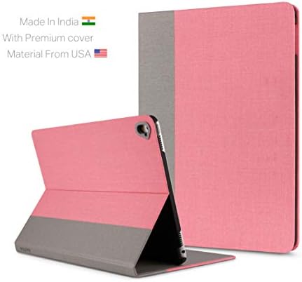 HATGA CASE iPad Pro 10.5 Case Cover [Model A1701, A1709] Pepto Pink with Sleep/Wake Function, Magnetic Closure – Pepto Pink / Dove Grey H1718