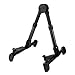 Guitar Stand Upgraded Aluminum Floor Stand Adjustable Guitar Holder Light Weight Foldable Portable for Guitar, Bass, Violin, Ukulele, Banjo, Mandolin (Black)
