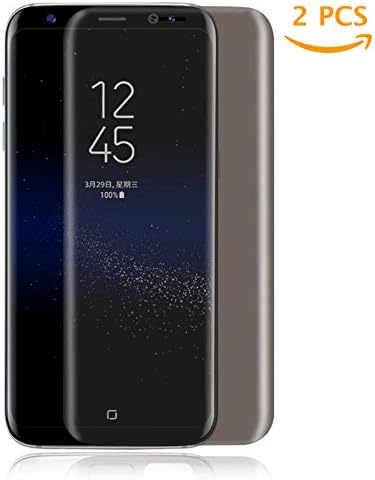 [2 Pack] Galaxy S8 Privacy Screen Protector, Tiamat Tempered Glass Anti-Spy Privacy Film for Samsung Galaxy S8 (Clear)