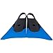 Churchill Makapuu Fins (Black/Blue) - Perfect for catching Waves, Whether Bodyboarding, Swimming, Travel fins, bodysurfing, Casual Swimmers or Tight Space Snorkeling ect. (Large)