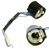 HEADLIGHT BULB SOCKET CHINESE SCOOTER MOPED MOTORCYCLE BA20d BULB GY6 4 STROKE TAOTAO PEACE VIP BMS ZNEN BALA SUNL ROKETA JONWAY JMSTAR TANK