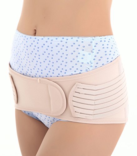 UZZO Women and Maternity Postpartum Postnatal Pregnancy Pelvis Correction Belt Post Pregnancy Recovery Shrink Hip Reducer Belt Band Wrapper Weight Loss Pelvis Recovery Belly Abdomen Slimming Belt - Thumbnail 2