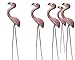 20 pcs. Terrarium Mini Pink Flamingo Stake Miniature Dollhouse Fairy Garden Accessorie
