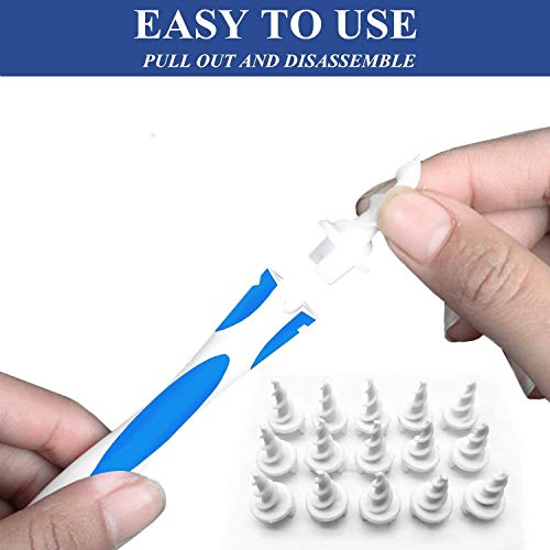 QGrips Earwax Remover Safe Ear Wax Removal Tool, Spiral Ear Cleaner