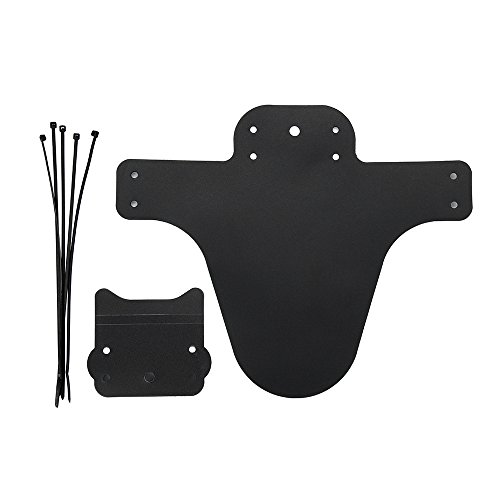 Hisoul Bicycle Fender, MTB Mud Guards Tire Tyre Mudguard, 360 Degree Torsion Slim Fork Simple Fender ( Black) - Thumbnail 6