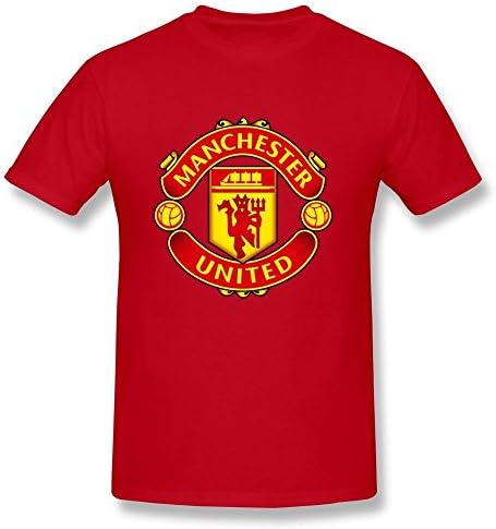 Zelura Men's Premier League Manchester United T-shirts Red XXL