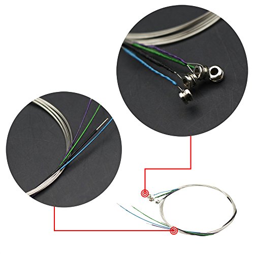 5 strings+Universal+Strings+Nickel+silver+Nickel+plated