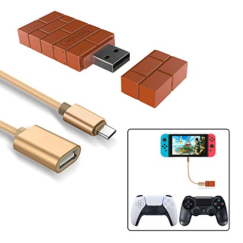 Wireless Controller Adapter for Nintendo Switch/Switch OLED,Windows,Mac