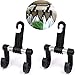 Headrest-Hooks-for-Car-Organizer, Set of 2 Car Purse Hook Acessories Storage Holder for Handbags, Purses, Coats and Grocery Bags by ANCAR