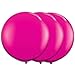 Tuftex Giant Hot Pink Round Latex Balloons 36 Inch (Pkg/3) - Perfect for Birthday, General Celebration - Unisex-Adults