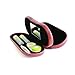 Bissport Glasses cases & Contacts Lens Case Assorted 2 in 1 Travel Kit - Red
