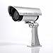 Masione Dummy Camera 4 Pack Outdoor Fake/Dummy Security Camera w/Blinking Light CCTV Surveillance (Silver)
