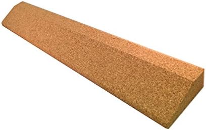 Jelinek Cork Yoga Wedge 22.5x3.75x1.25Inches High Density Natural Cork